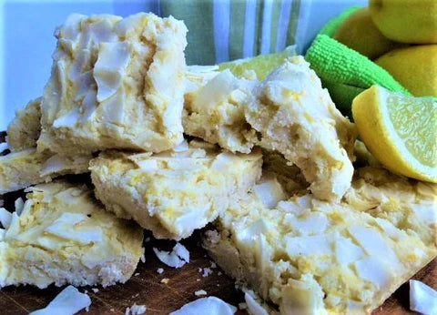 Lime and Coconut Slice