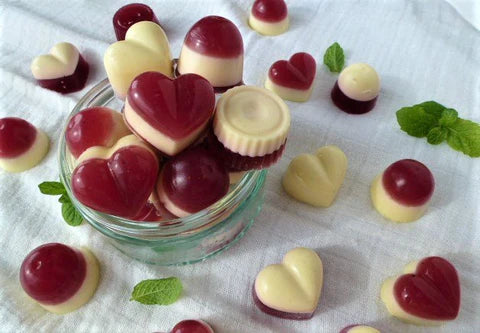Raspberry Cream Jellies