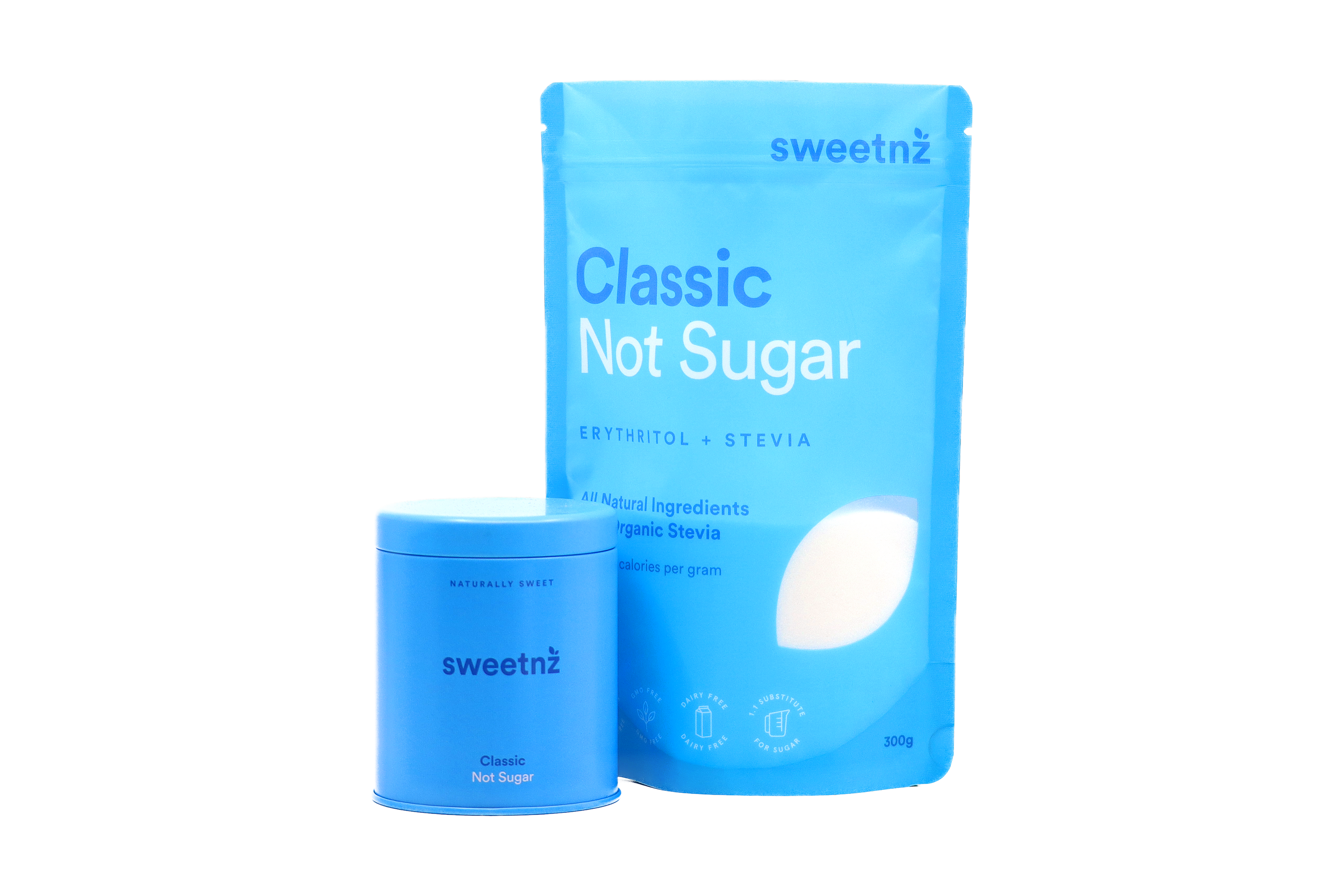 300g Erythritol + Stevia Sugar Replacement Calorie Free Natural