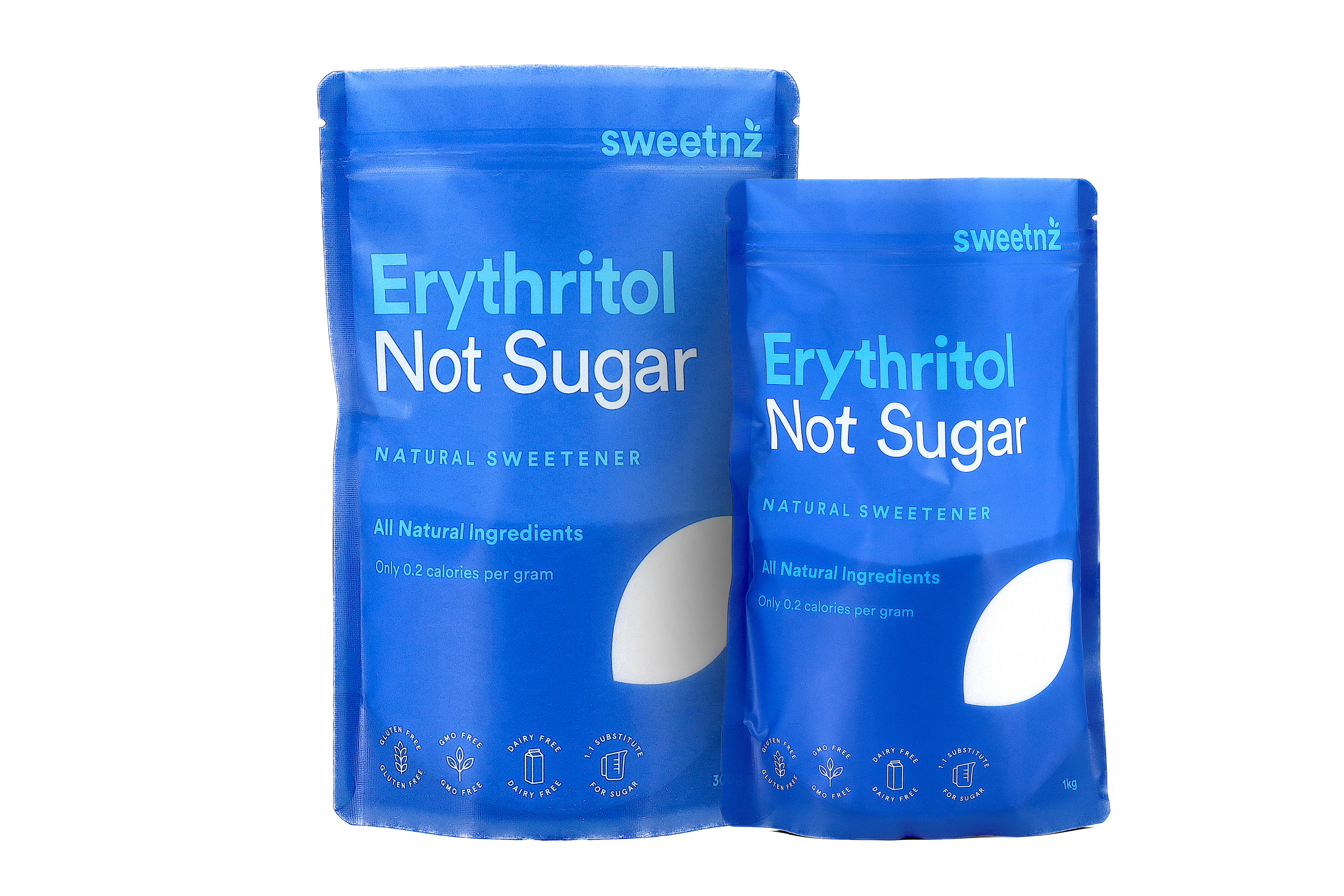 100% Erythritol. 70% the sweetness of table sugar, but without the calories!
