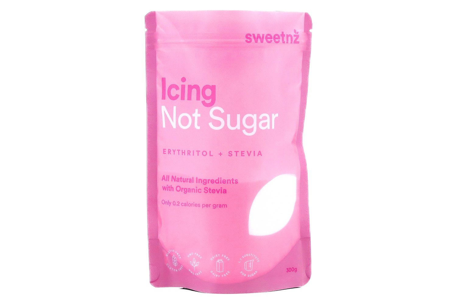 300g Erythritol + Stevia Sugar Replacement Calorie Free Natural
