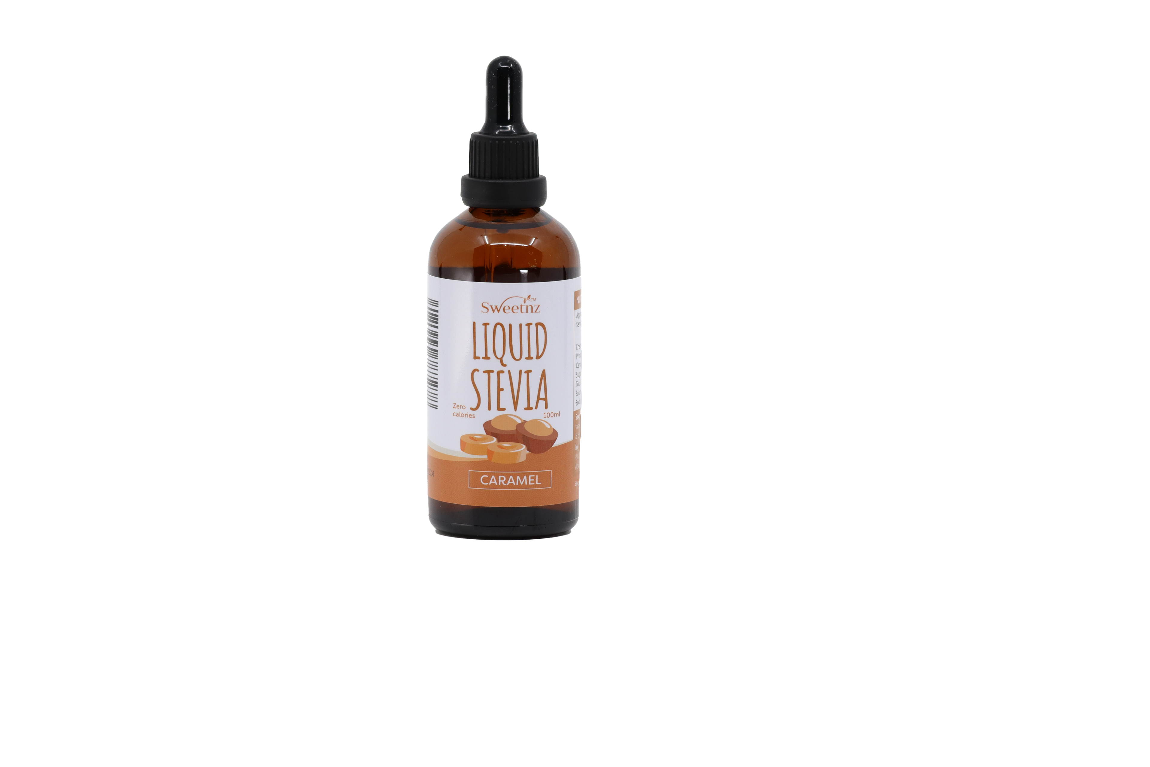 Liquid Stevia Drops - Caramel flavour, 100ml