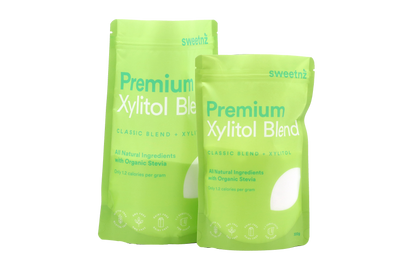 Pair of 1kg and 300g Premium Xylitol Blend - made by blending Classic Not Sugar and Xylitol.