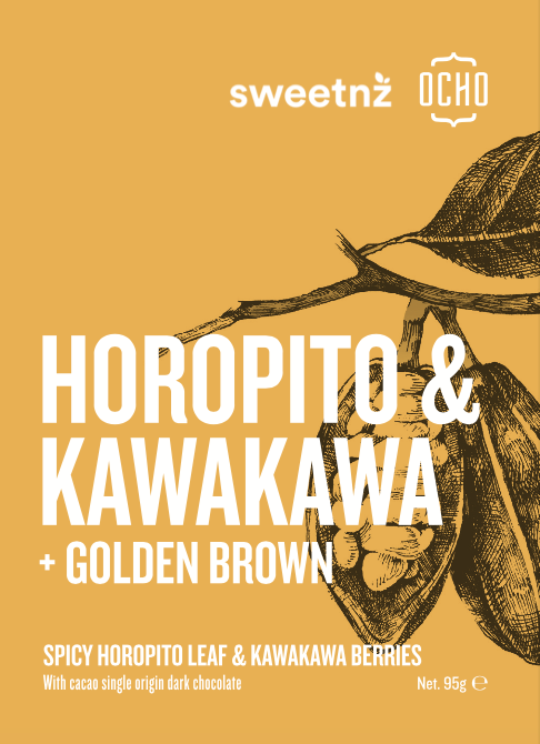 Sweetnz X Ocho Handcrafted Horopito &amp; Kawakawa Chocolate ℮95g
